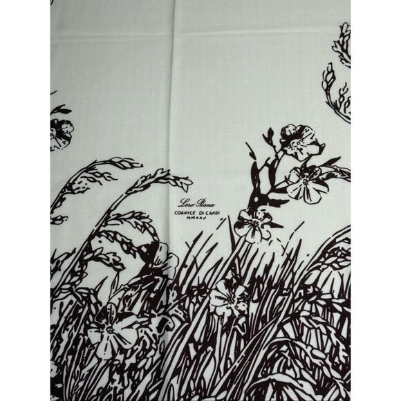 Loro Piana Turati Herringbone Cashmere Scarf 51”X 51” See Description - Picture 14 of 16